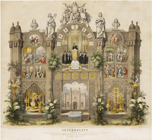 Commemorative picture, Opening of Leopoldstadt Temple