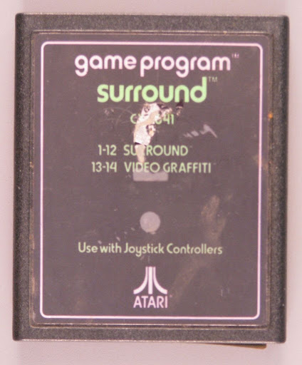 Video game:Atari Surround video game cartridge