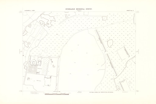 Hyderabad Municipal Maps, Lingampalli Area, Sheet No - 31 Front