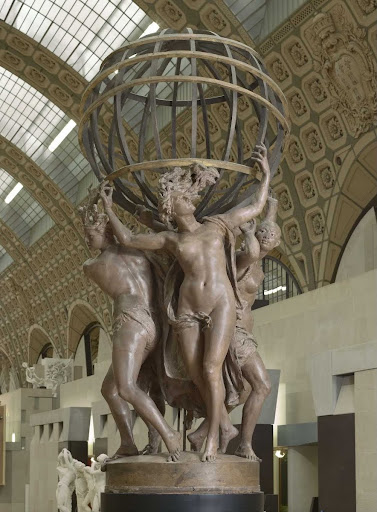 The Four Parts of the World Holding the Celestial Sphere