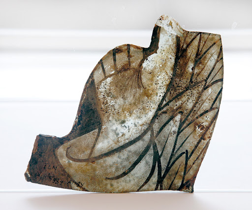 Shard of a decorated window glass