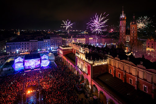 The main square in Krakow