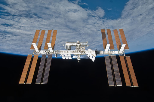 ISS Fly around views from STS-119