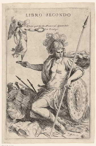 Titelblad met Minerva