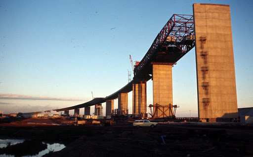 West Gate Bridge under construction, Melbourne