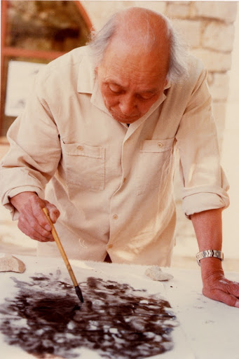 Lee at work, 1981