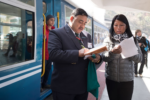 A Darjeeling Himalayan Railway guard