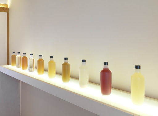 Installation view of 'Traditional Alcoholic Beverages With Side Dishes'
