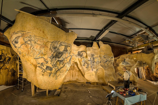 El fresco de los felines terminado