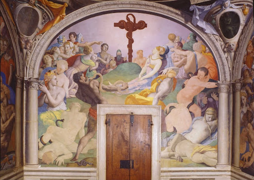 The adoration of the bronze snake