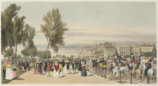 London As It Is: Hyde Park, near Grosvenor Gate