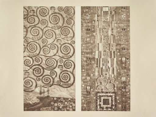 Aus dem Stoclet-Fries: Der Lebensbaum und das Mittelfeld nach Gustav Klimt, Tafel 16, Gustav Klimt - Die Nachlese