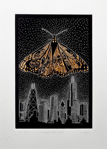 Monarch Butterfly, Heaven Above (from the "Under the Same Sky" portfolio) (Monarca, cielo arriba (de la carpeta "Bajo un mismo cielo")