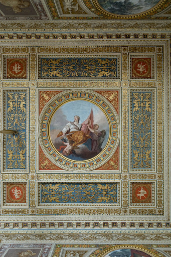 Il soffitto della Sala degli Ambasciatori con la Giustizia