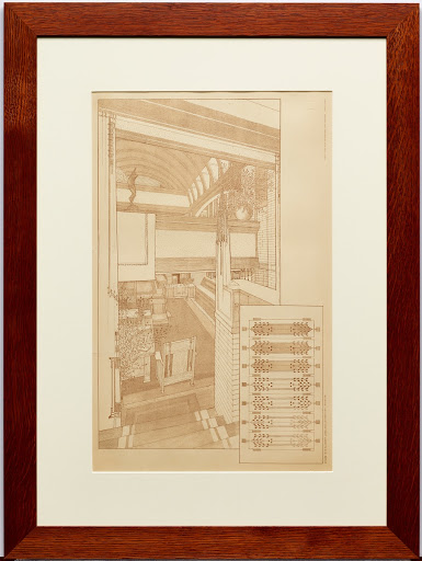 Interior of Ballroom for Mrs. Dana (Inneres des Festsaales für Frau Dana)