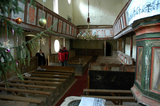 Viscri church interior