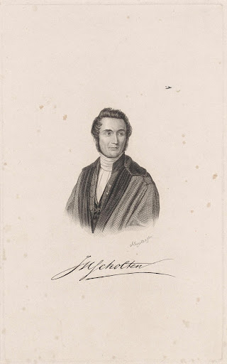 Portret van Johannes Henricus Scholten