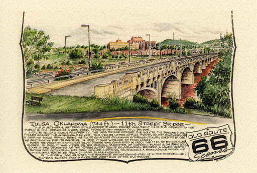 11th Street Bridge Postcard Front