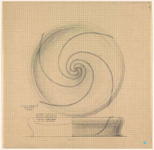 Ontwerp voor een zilveren fruitschaal