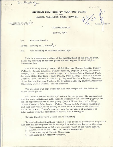 Safety Meeting Minutes with the Police Department. Page 1.