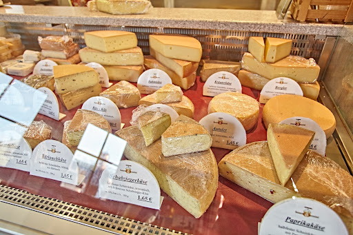 The cheese selection