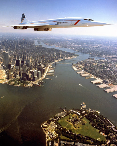 Concorde over New York City