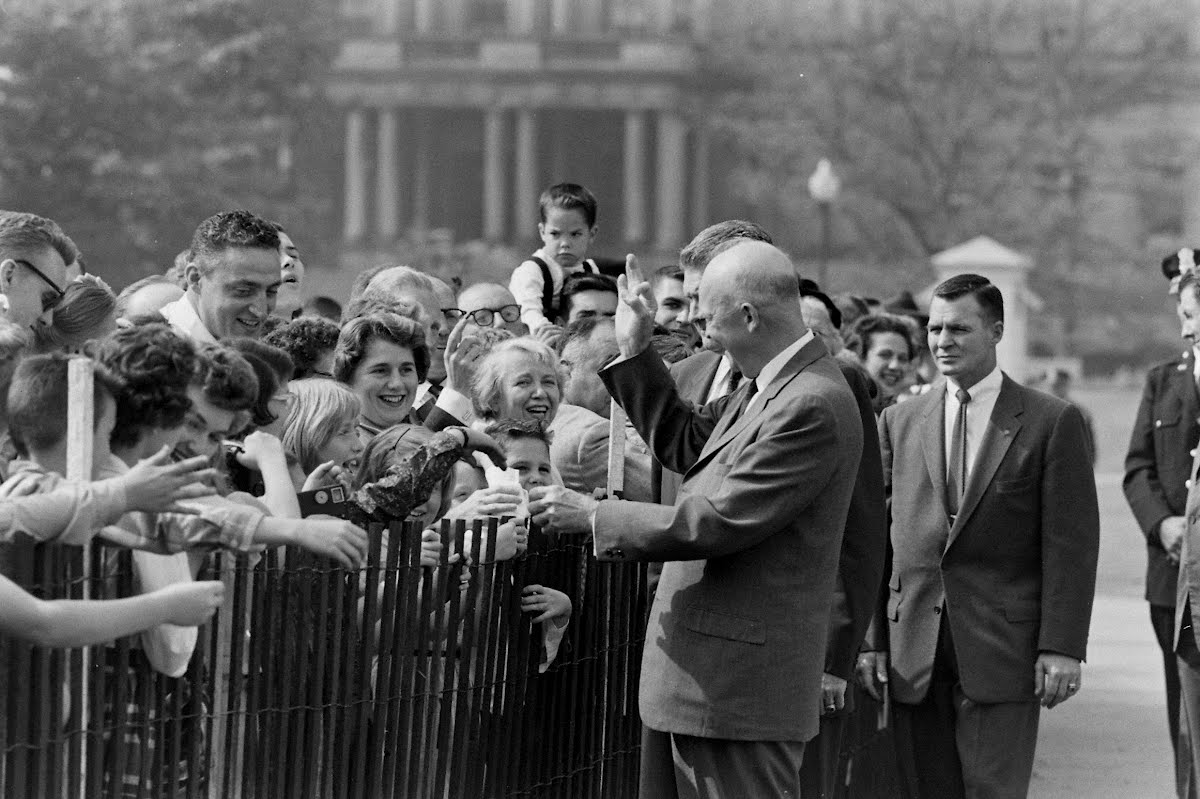Ike Planting Tree On White House Lawn