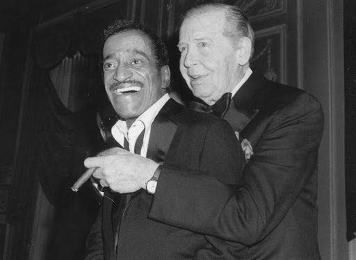Sammy Davis Jr. and Milton Berle at the Friars Club