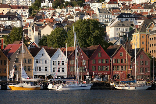 Bergen, Norway and the Bryggen district