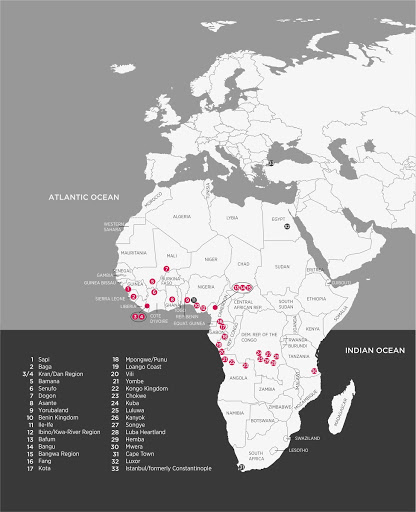 "Beyond Compare" Map of Africa and Europe