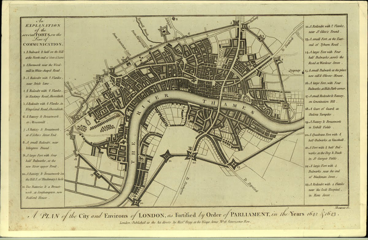 Top Euro (Bri-E) London Maps Pre 1700
