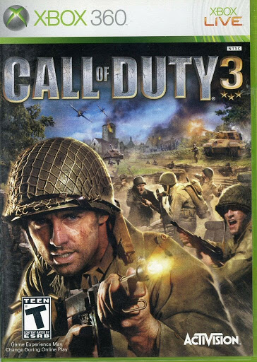 video game: Microsoft Xbox 360 Call of Duty 3