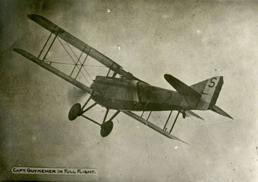 Capt. Guynemer in full flight.