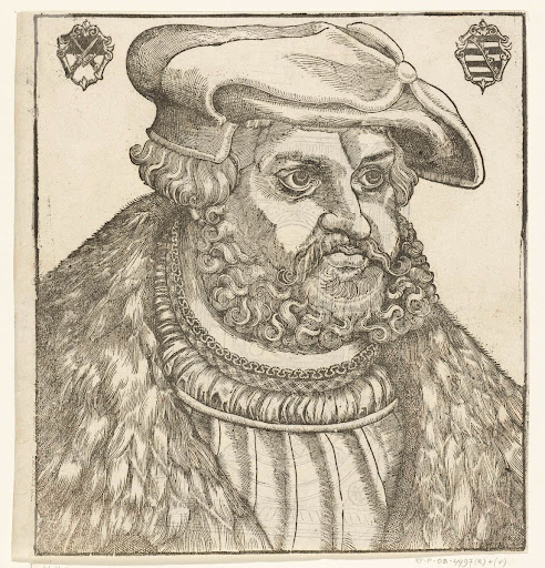 Portret van Frederik III (Frederik de Wijze) keurvorst van Saksen