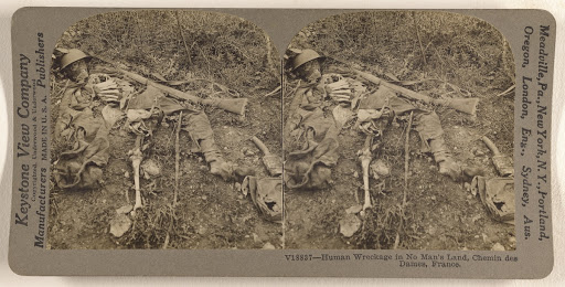 Human Wreckage in No Man's Land, Chemin des Dames, France (Full Front)