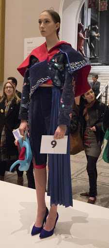 Jeeyoun Lee, BA Fashion Print, Central Saint Martins - Fashion in Motion: Inspired by Balenciaga at the V&A Image © Victoria & Albert Museum