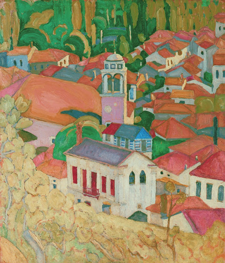 Belfry and Red Roofs