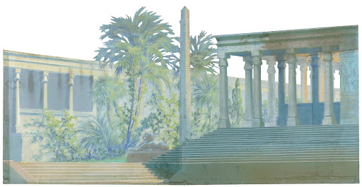 Aida (temple for Act II, Scene 2, the great square in Thebes)