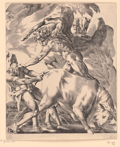 Hercules vecht met Cacus