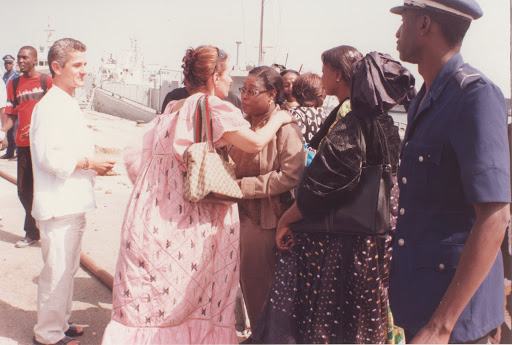 Flora Gil e Marieme Faye Sall, no Senegal