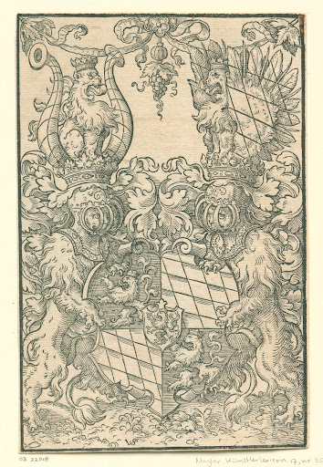 Wapenschild van Albrecht V, hertog van Beieren