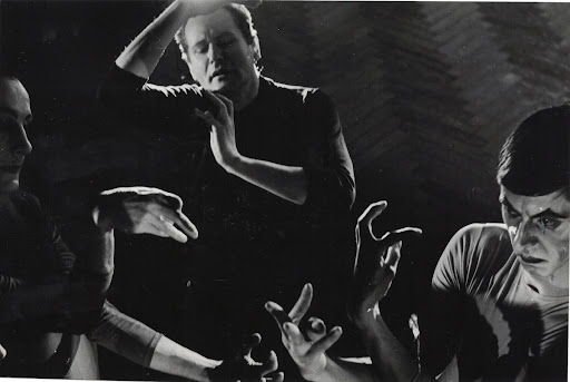 Henryk Tomaszewski during the rehearsals, 60s