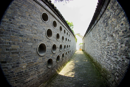 Wind Sound Holes in Winter View