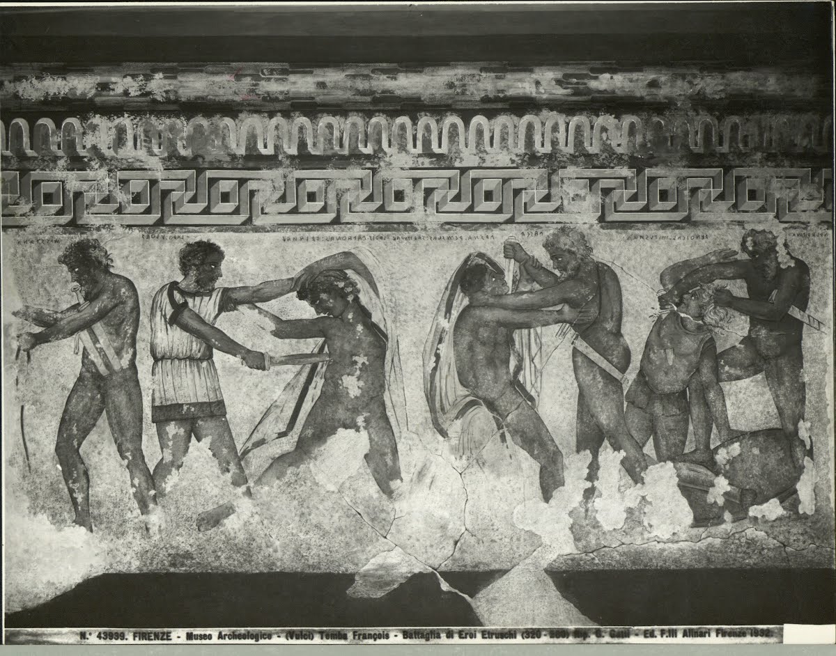 Cul Euro Etruscan Frescoes Francois Tomb