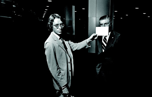 Journalist Armando Mendes and Senator Mauro Benevides