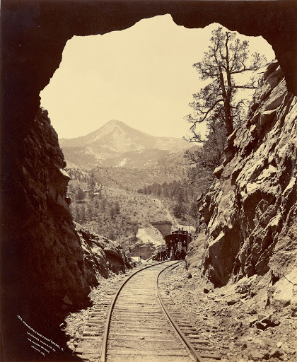 Cameron's Cone from "Tunnel 4," Colorado Midland Railway