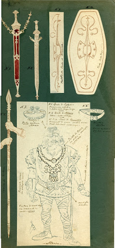 Sketches for Siegfried by R.Wagner