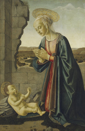 Madonna Adoring the Christ Child