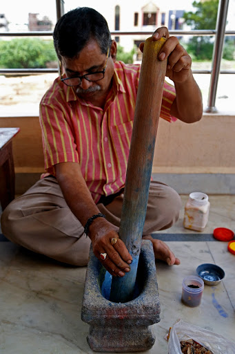 Cheriyal scroll painting