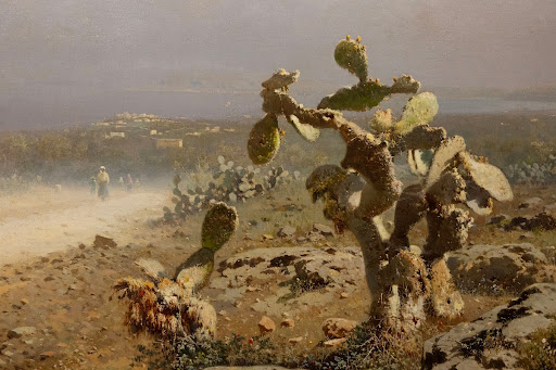 A hot day in Sicily, detail